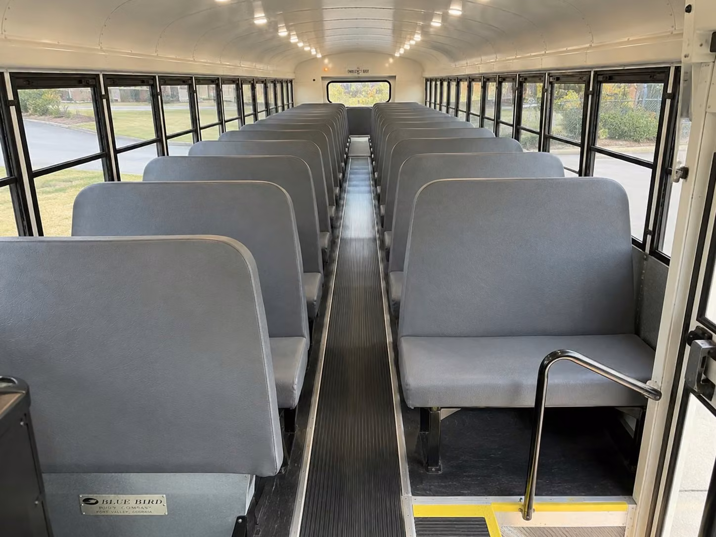 school bus interior
